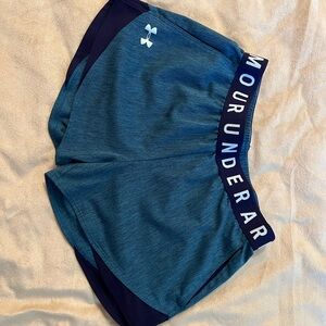 Under Armour Blue Athletic Shorts Lightweight Performance